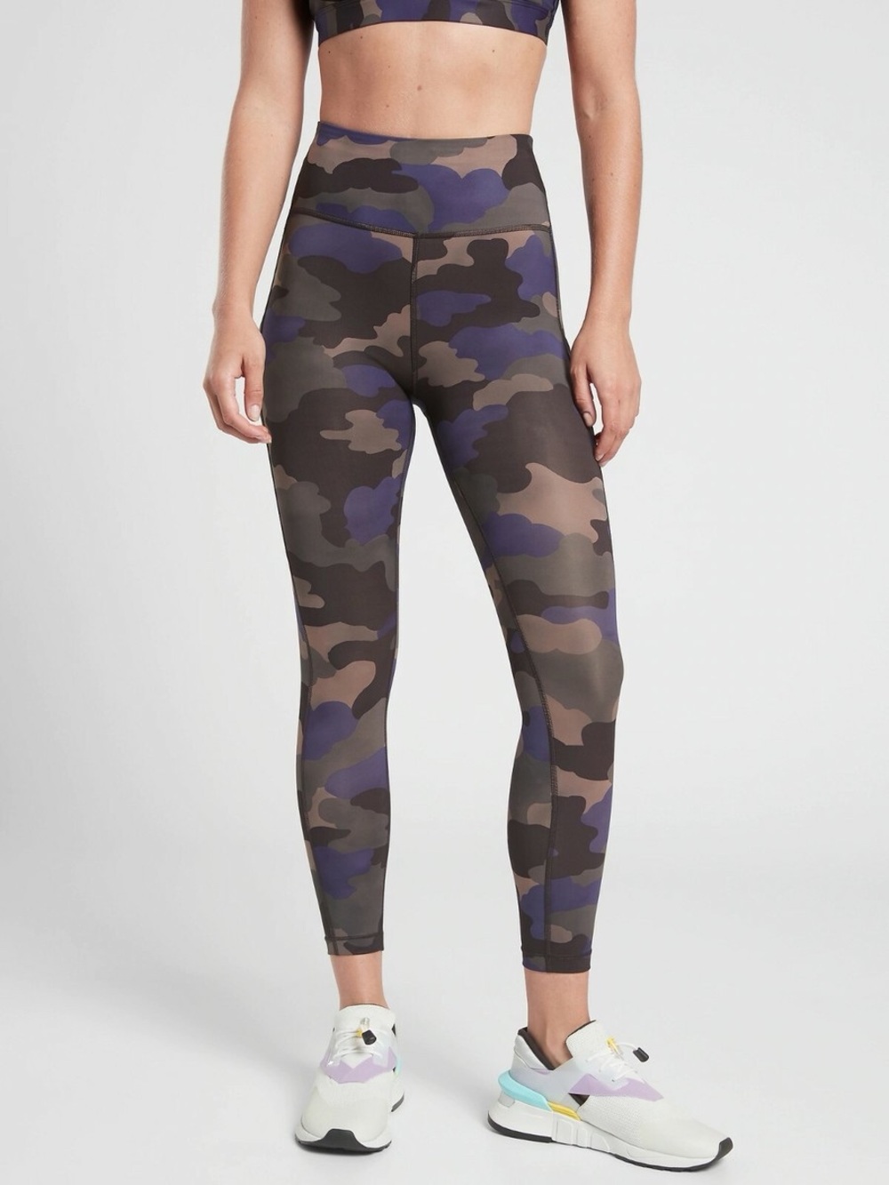 Athleta High-Rise Stash Camo 7/8 Leggings